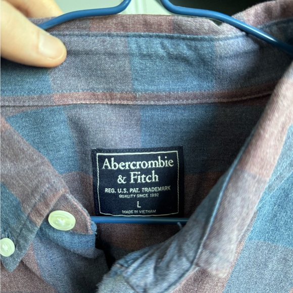 Abercrombie & Fitch Plaid Button-down - Picture 2 of 2